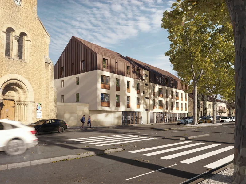 Logements collectifs — La Bédugue — rendu 3D architectural MD Studio