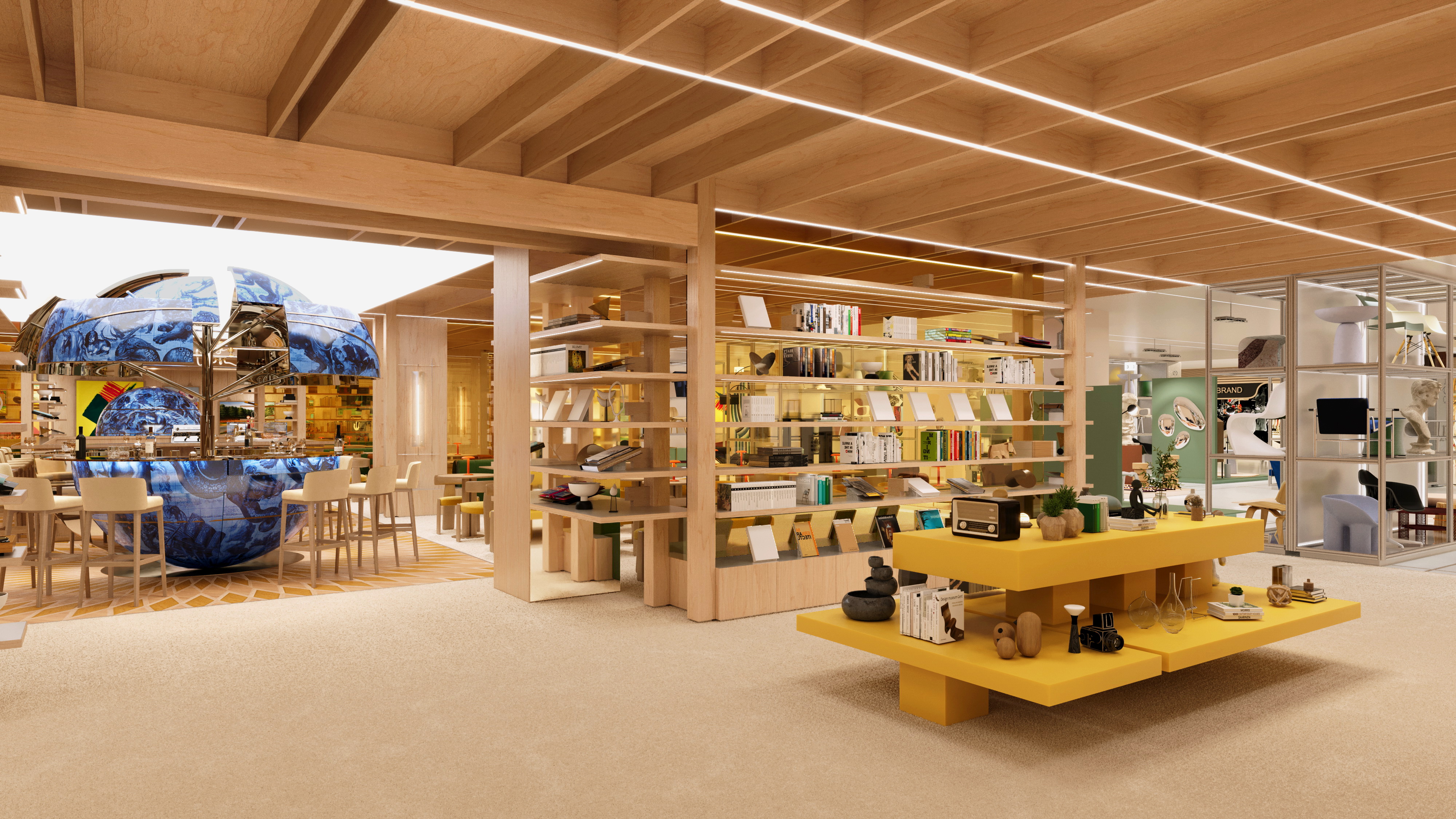 Retail premium — SKP Wuhan RDV L4 — rendu 3D architectural MD Studio