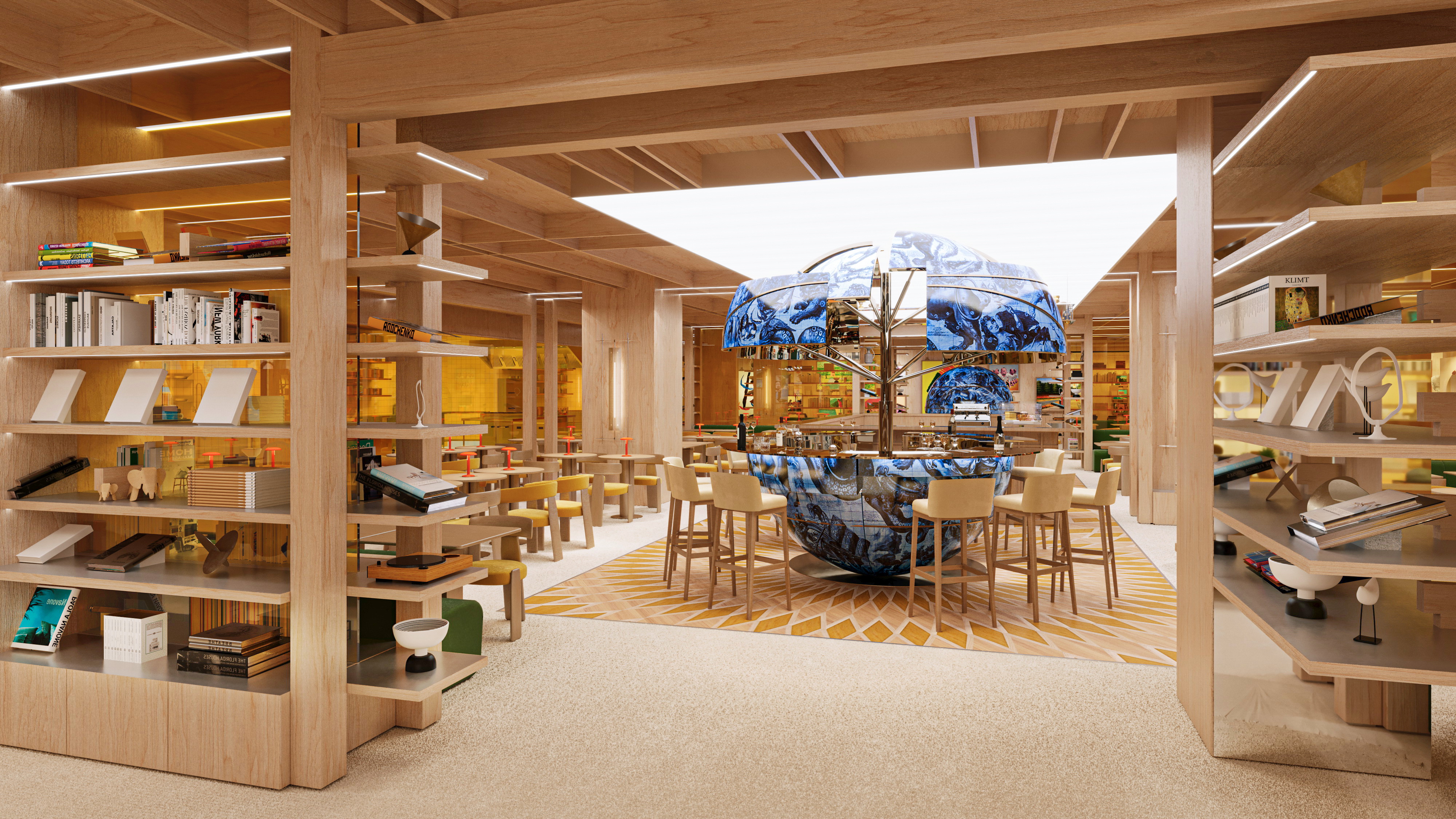 Retail premium — SKP Wuhan RDV L4 — rendu 3D architectural MD Studio